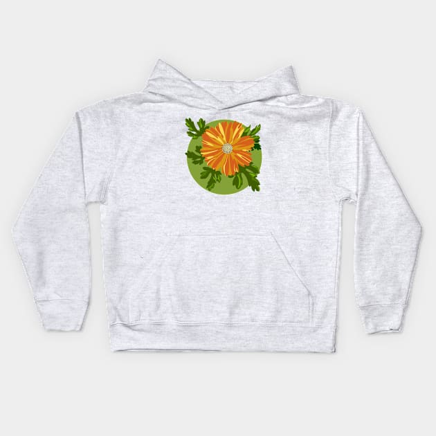 Plains Coreopsis Kids Hoodie by Marry-S